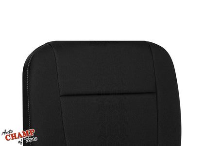 2015-2020 Ford F-150 XLT Sport Driver Side Bottom Cloth Seat Cover Black