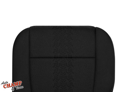 2015-2020 Ford F-150 XLT Sport Driver Side Bottom Cloth Seat Cover Black