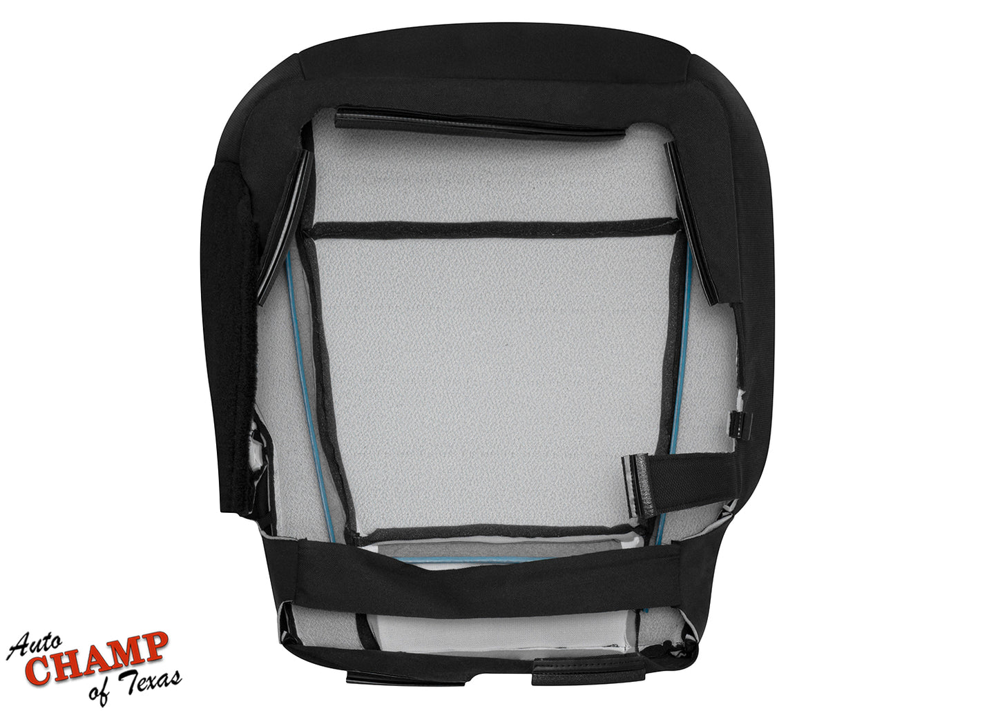 2015-2020 Ford F-150 XLT Sport Driver Side Bottom Cloth Seat Cover Black