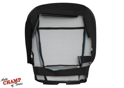 2015-2020 Ford F-150 XLT Sport Driver Side Bottom Cloth Seat Cover Black
