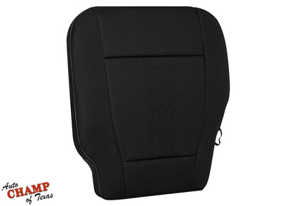 2015-2020 Ford F-150 XLT Sport Driver Side Bottom Cloth Seat Cover Black