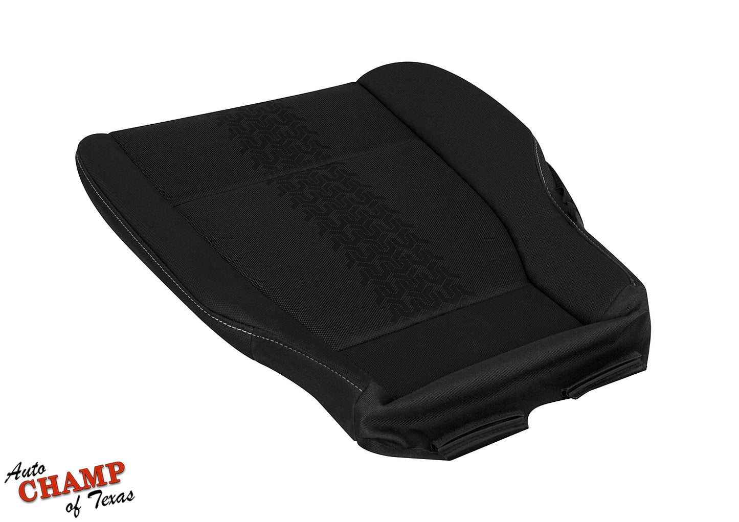 2015-2020 Ford F-150 XLT Sport Driver Side Bottom Cloth Seat Cover Black