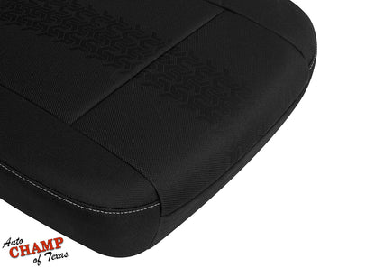 2015-2020 Ford F-150 XLT Sport Driver Side Bottom Cloth Seat Cover Black