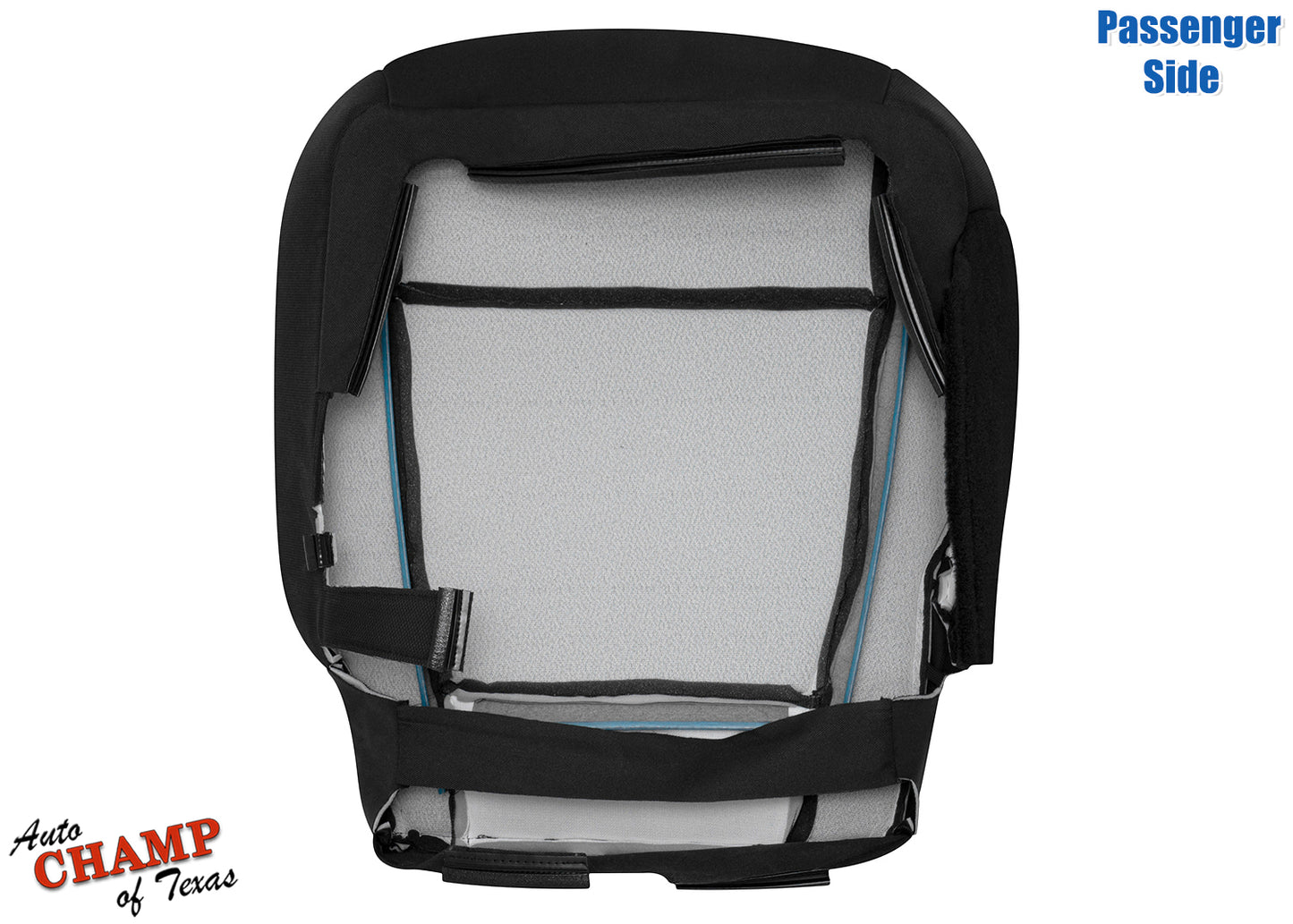 2015-2020 Ford F-150 XLT Sport Passenger Side Bottom Cloth Seat Cover Black