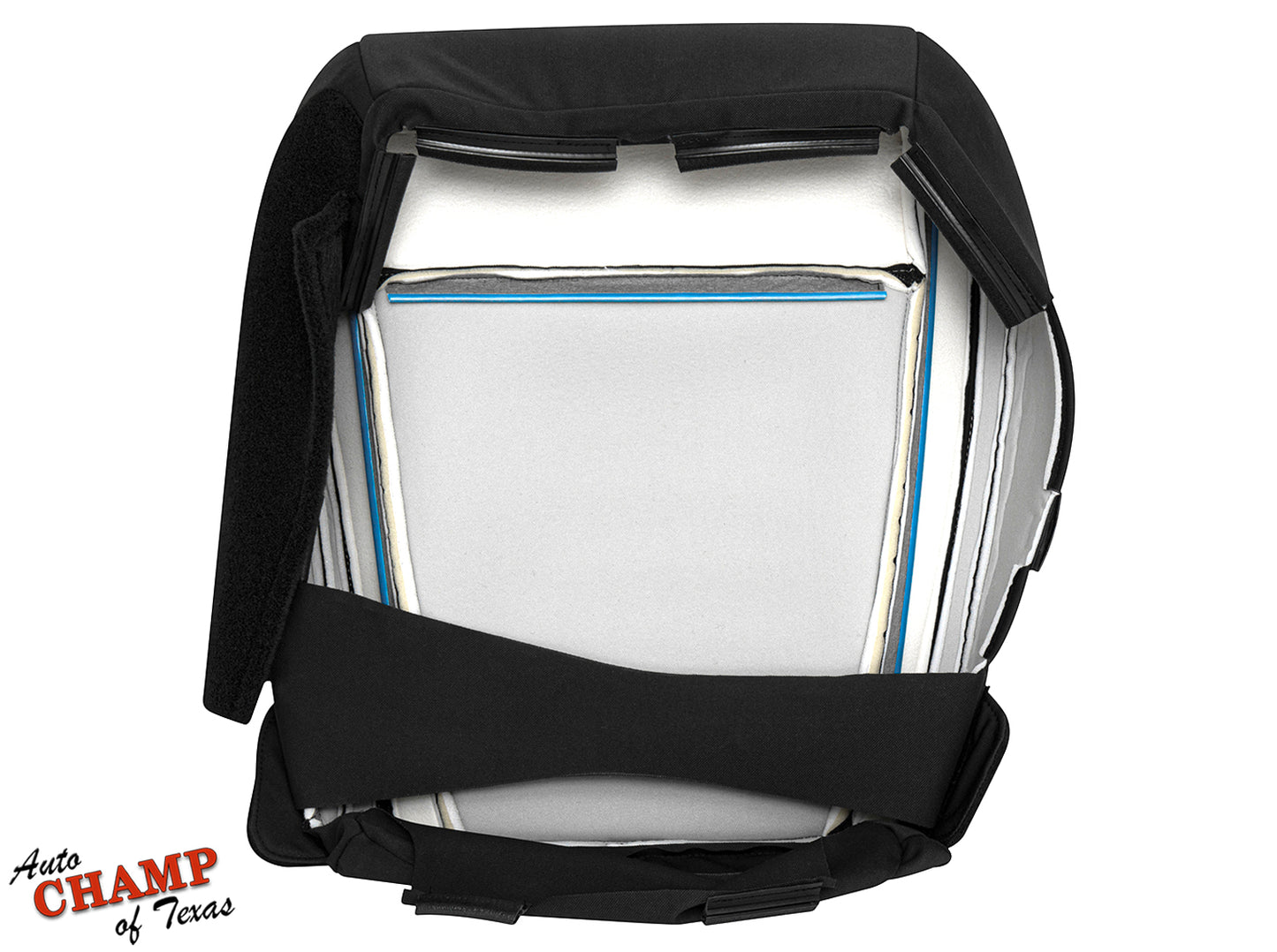 2019-2023 Ford Ranger Driver Side Bottom Cloth Seat Cover Black