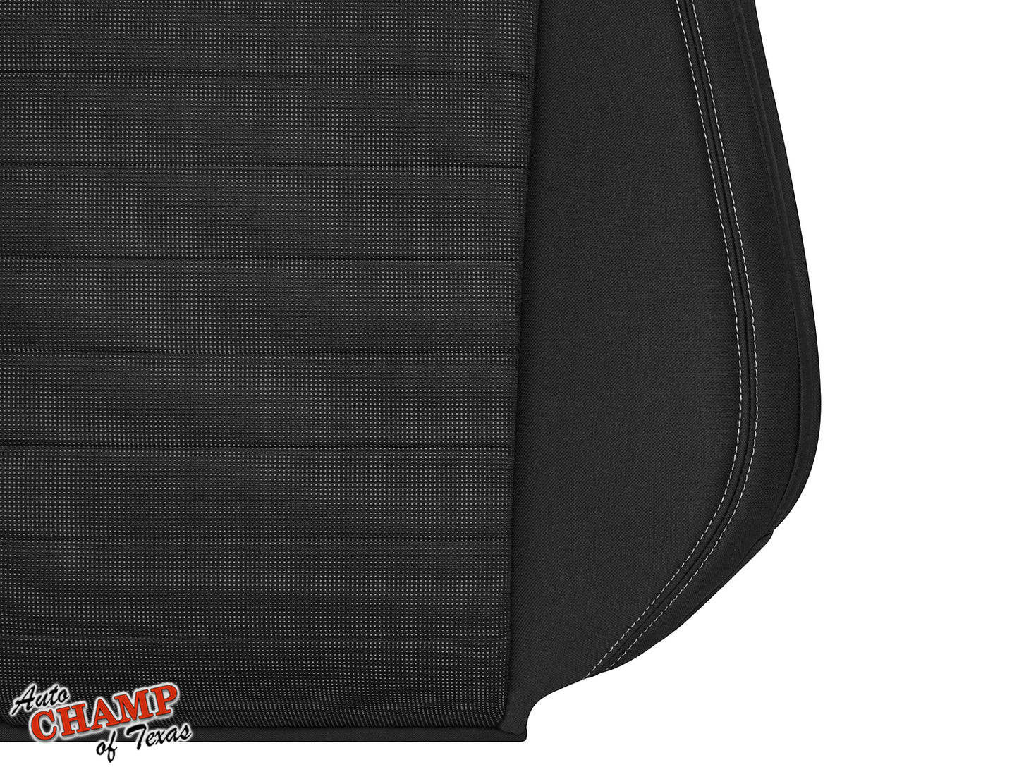 2019-2023 Ford Ranger Driver Side Lean Back Cloth Seat Cover Black