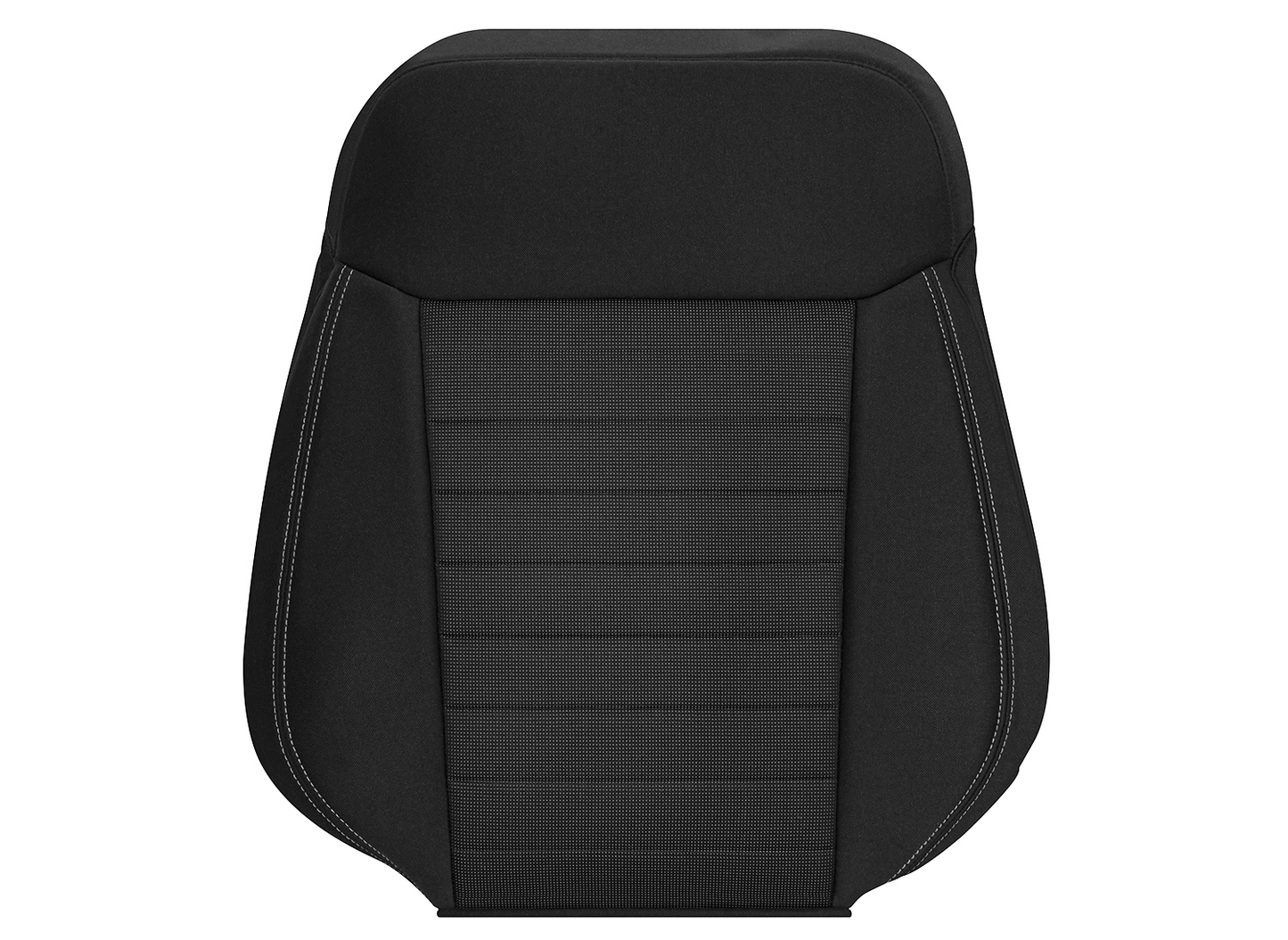 2019-2023 Ford Ranger Passenger Side Lean Back Cloth Seat Cover Black