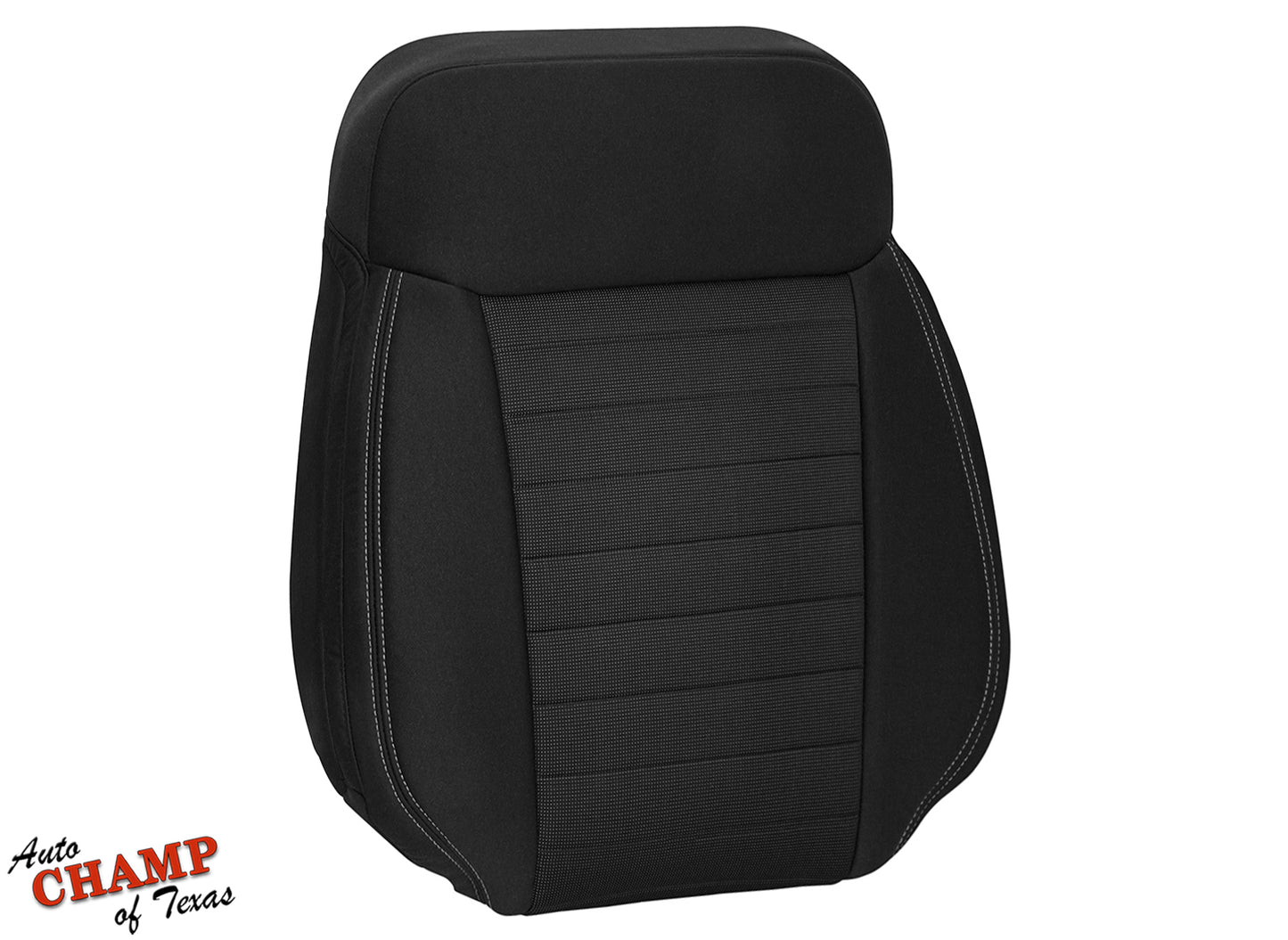 2019-2023 Ford Ranger Driver Side Lean Back Cloth Seat Cover Black