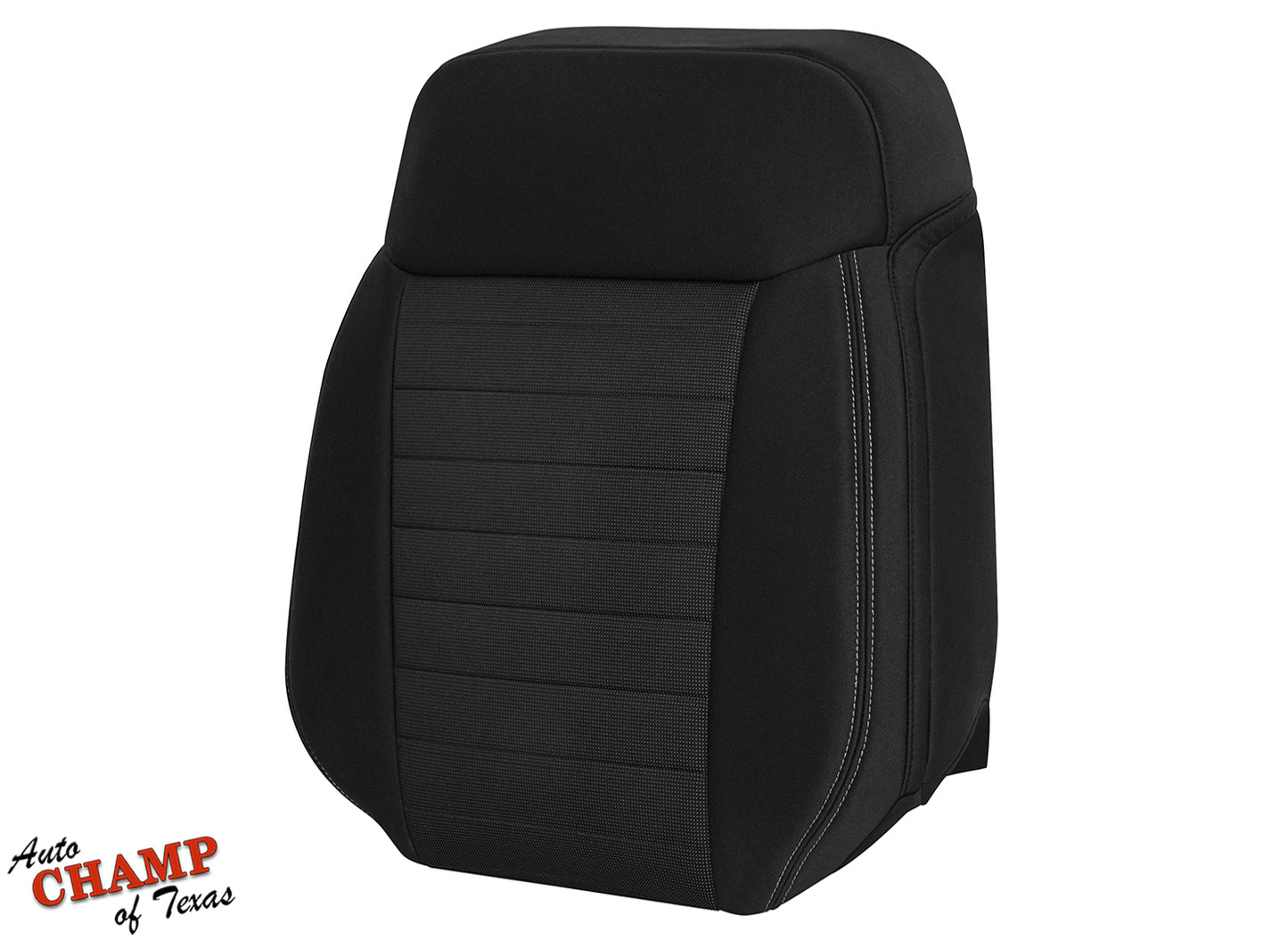 2019-2023 Ford Ranger Driver Side Lean Back Cloth Seat Cover Black