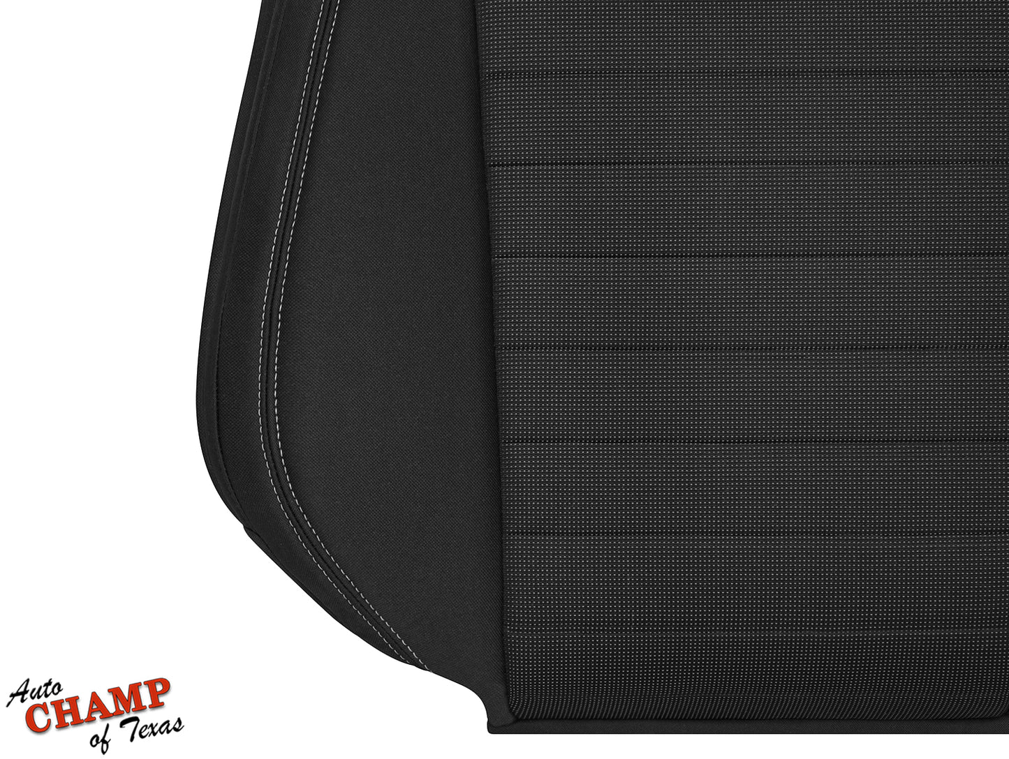 2019-2023 Ford Ranger Driver Side Lean Back Cloth Seat Cover Black