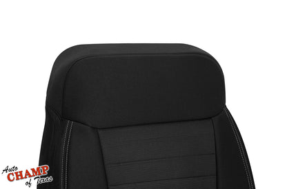 2019-2023 Ford Ranger Driver Side Lean Back Cloth Seat Cover Black