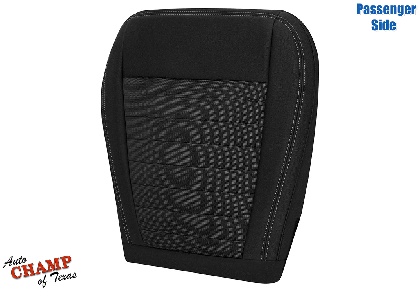 2019-2023 Ford Ranger Passenger Side Bottom Cloth Seat Cover Black