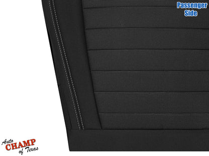 2019-2023 Ford Ranger Passenger Side Bottom Cloth Seat Cover Black