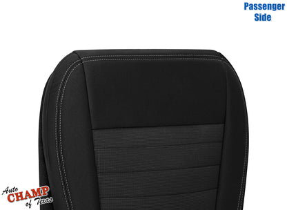 2019-2023 Ford Ranger Passenger Side Bottom Cloth Seat Cover Black