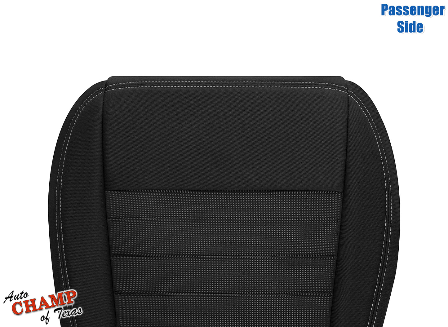 2019-2023 Ford Ranger Passenger Side Bottom Cloth Seat Cover Black