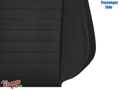 2019-2023 Ford Ranger Passenger Side Lean Back Cloth Seat Cover Black