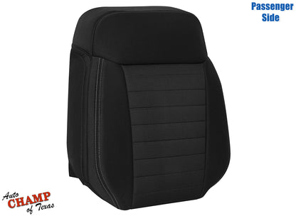 2019-2023 Ford Ranger Passenger Side Lean Back Cloth Seat Cover Black