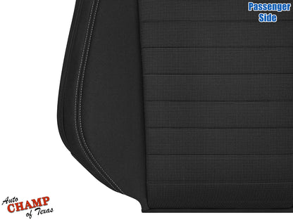 2019-2023 Ford Ranger Passenger Side Lean Back Cloth Seat Cover Black