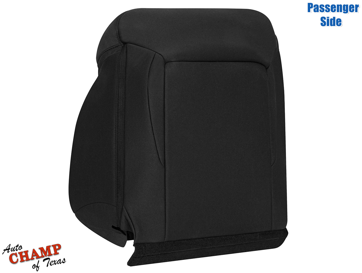 2019-2023 Ford Ranger Passenger Side Lean Back Cloth Seat Cover Black