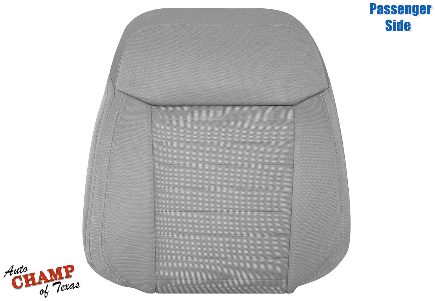 2019-2023 Ford Ranger Passenger Side Lean Back Cloth Seat Cover Gray