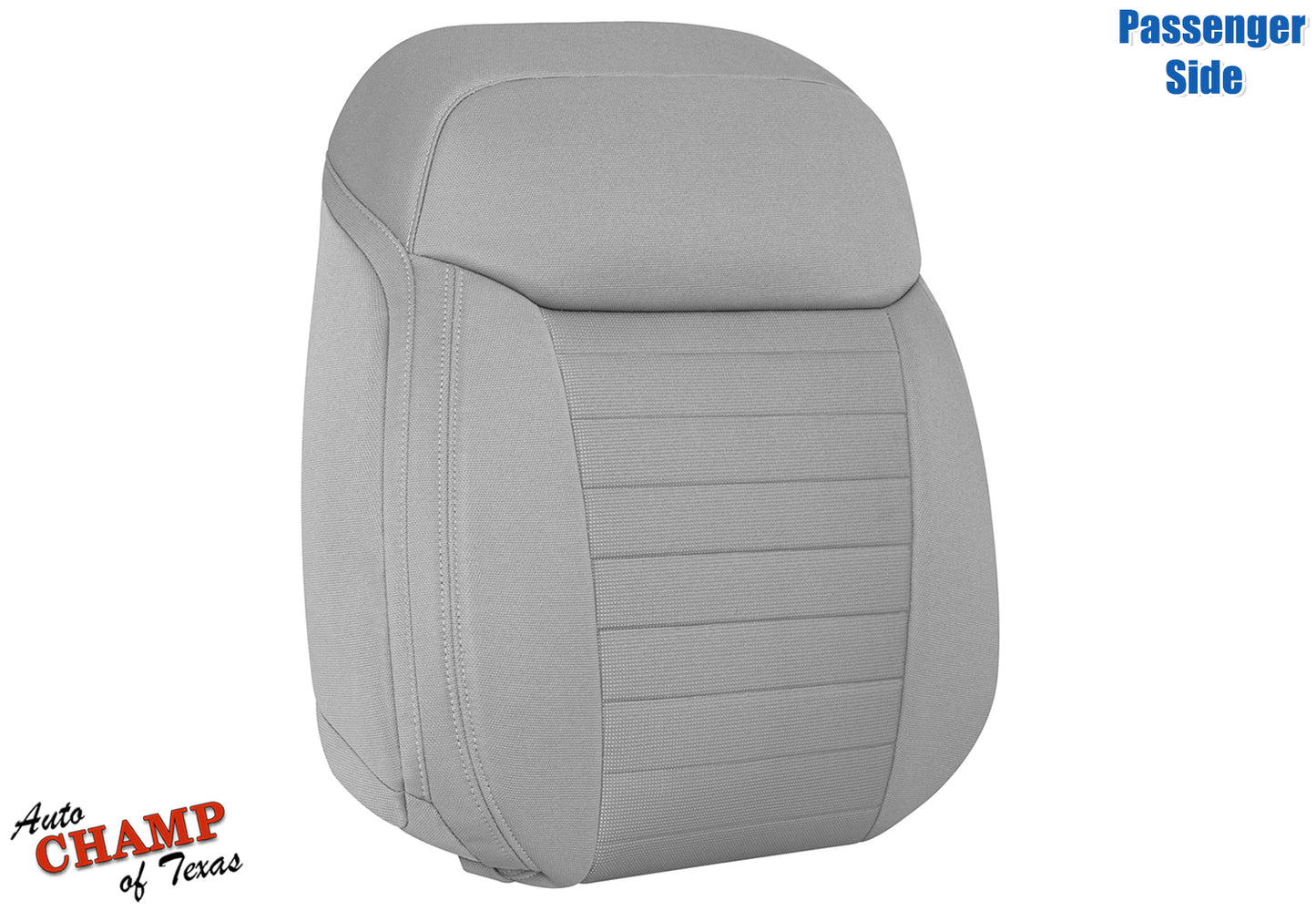 2019-2023 Ford Ranger Passenger Side Lean Back Cloth Seat Cover Gray