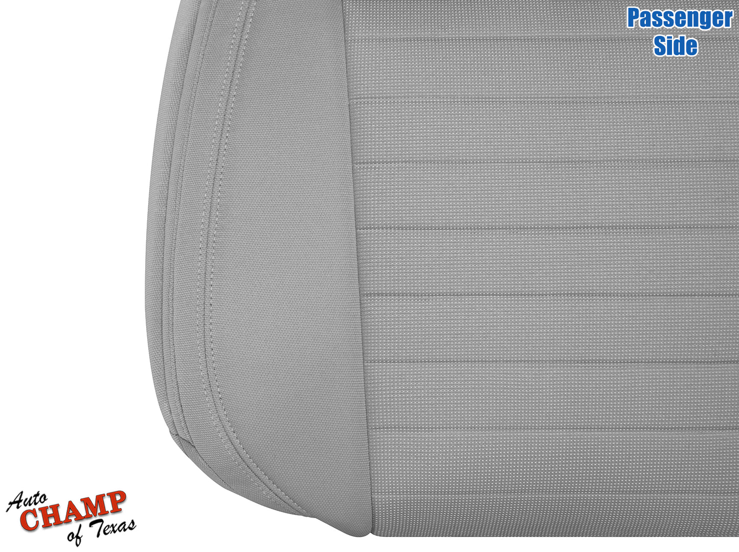 2019-2023 Ford Ranger Passenger Side Lean Back Cloth Seat Cover Gray