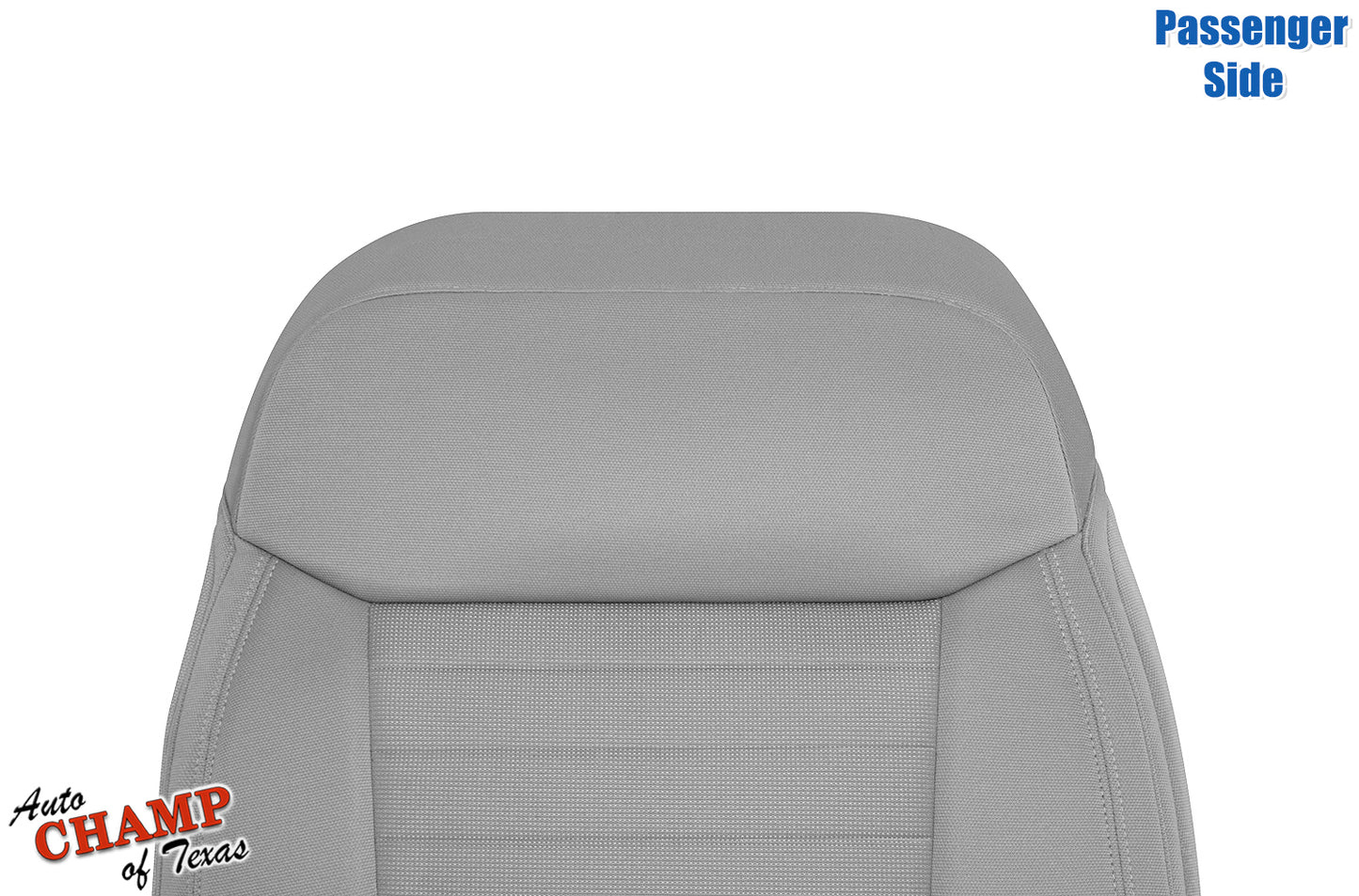 2019-2023 Ford Ranger Passenger Side Lean Back Cloth Seat Cover Gray