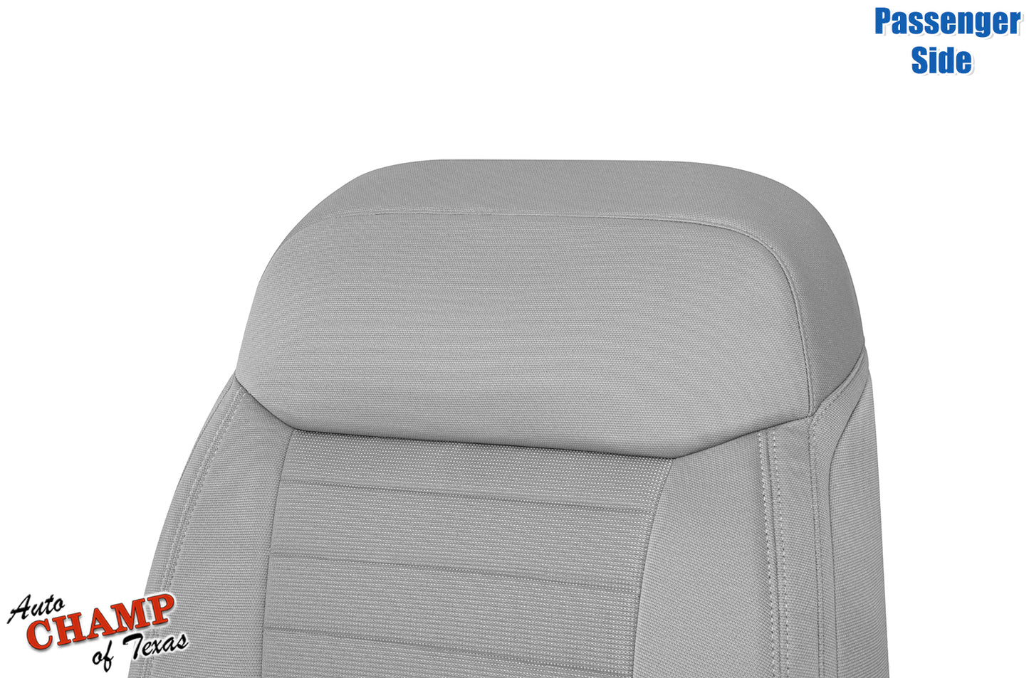 2019-2023 Ford Ranger Passenger Side Lean Back Cloth Seat Cover Gray