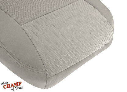 2007-2010 Ford Explorer Sport Trac Driver Side Bottom Cloth Seat Cover Gray