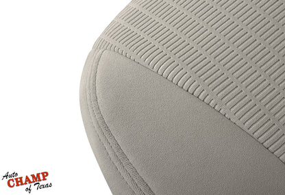 2007-2010 Ford Explorer Sport Trac Driver Side Bottom Cloth Seat Cover Gray