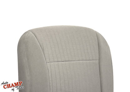 2007-2010 Ford Explorer Sport Trac Driver Side Bottom Cloth Seat Cover Gray