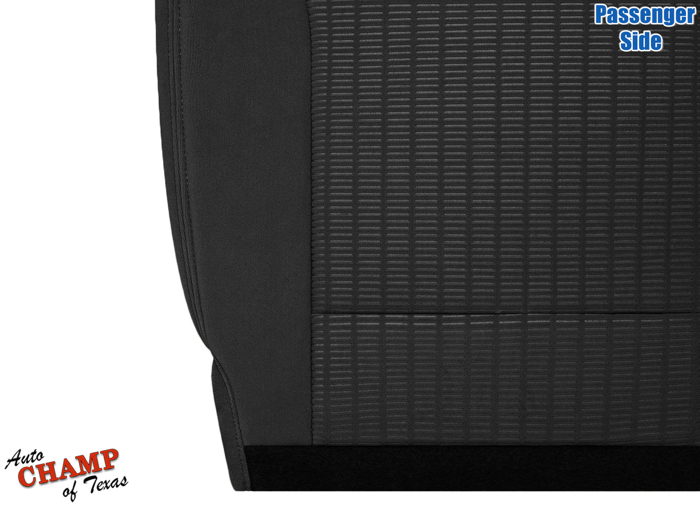 2007-2010 Ford Explorer Sport Trac Passenger Side Bottom Cloth Seat Cover Black