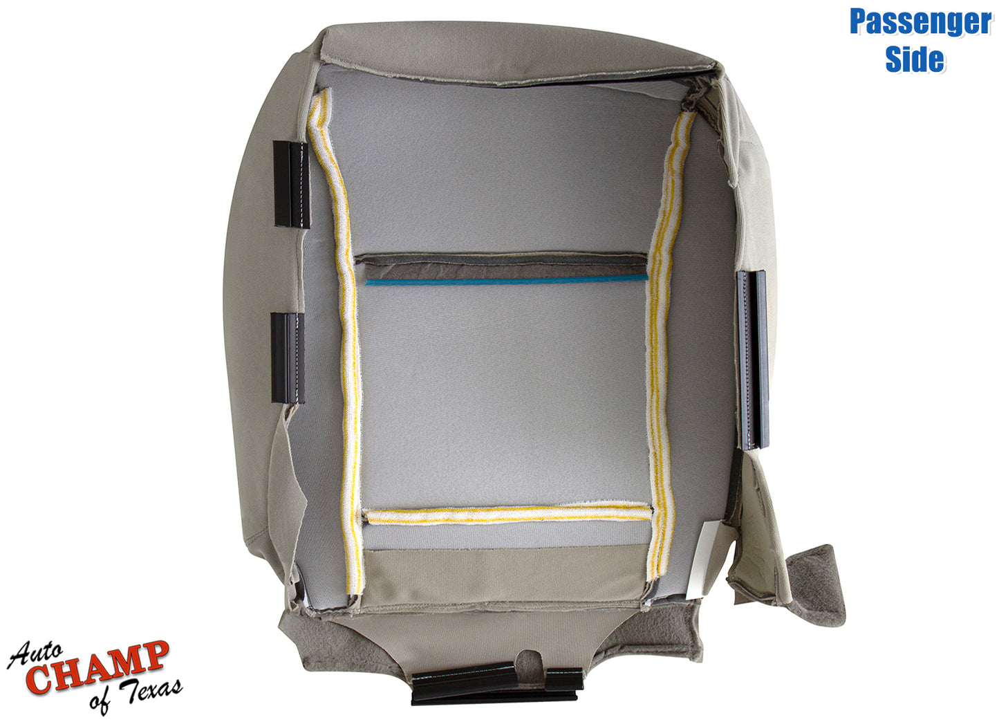 2007-2010 Ford Explorer Sport Trac Passenger Side Bottom Cloth Seat Cover Gray