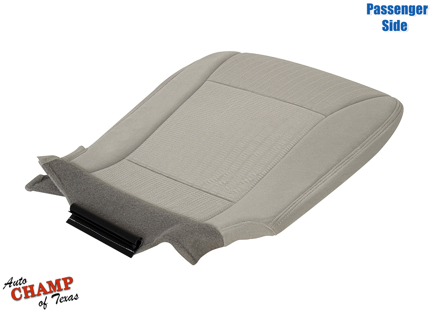 2007-2010 Ford Explorer Sport Trac Passenger Side Bottom Cloth Seat Cover Gray