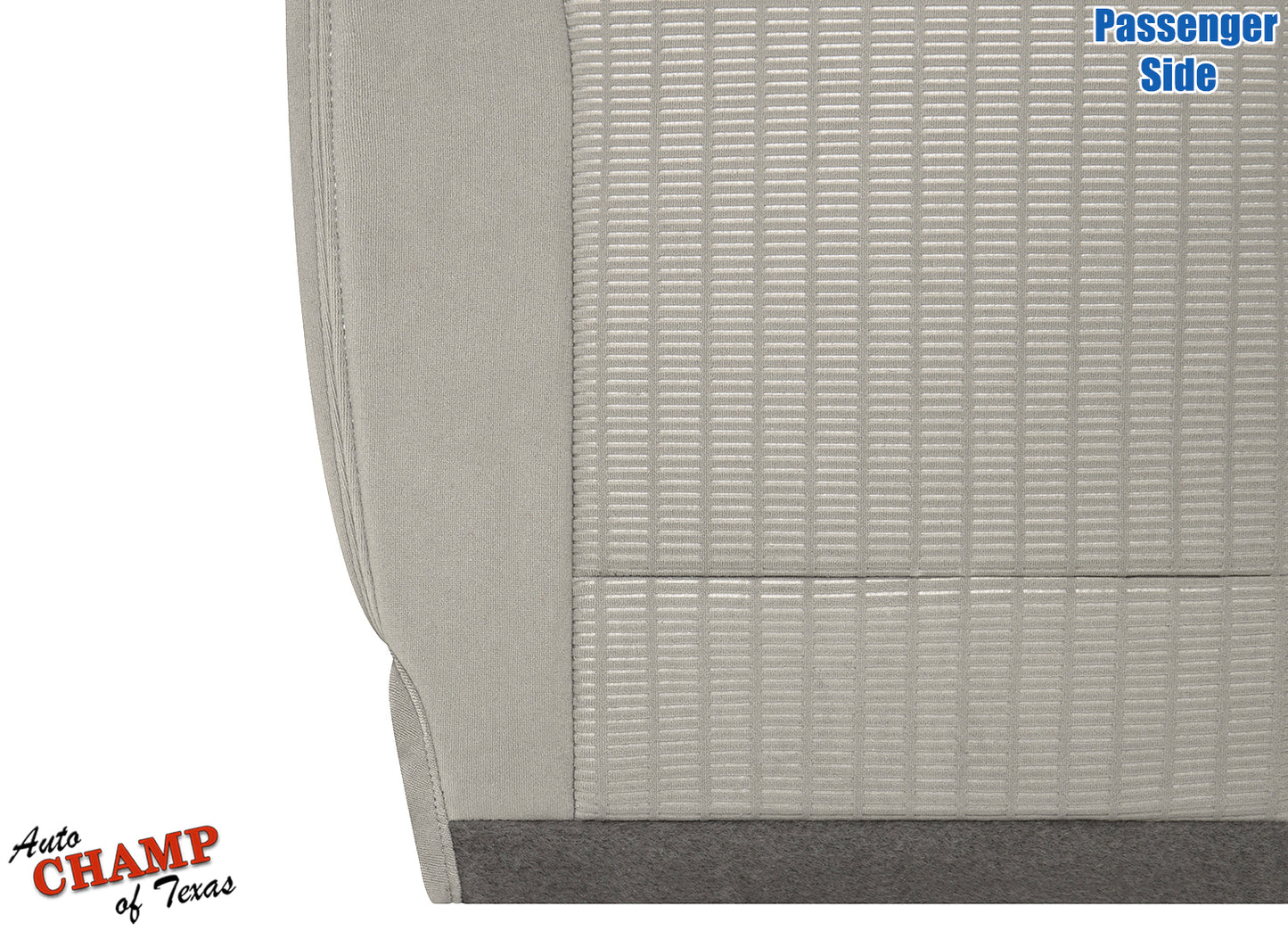 2007-2010 Ford Explorer Sport Trac Passenger Side Bottom Cloth Seat Cover Gray