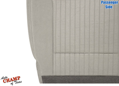 2007-2010 Ford Explorer Sport Trac Passenger Side Bottom Cloth Seat Cover Gray