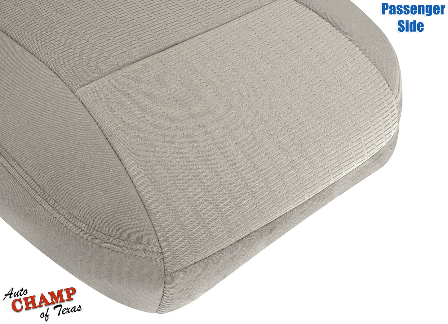 2007-2010 Ford Explorer Sport Trac Passenger Side Bottom Cloth Seat Cover Gray