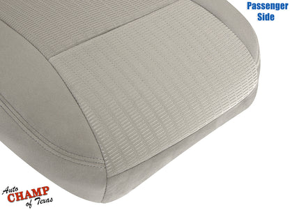 2007-2010 Ford Explorer Sport Trac Passenger Side Bottom Cloth Seat Cover Gray