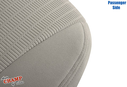 2007-2010 Ford Explorer Sport Trac Passenger Side Bottom Cloth Seat Cover Gray