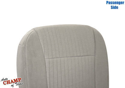 2007-2010 Ford Explorer Sport Trac Passenger Side Bottom Cloth Seat Cover Gray