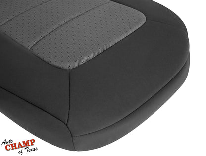 2003-2005 Ford Explorer Sport Trac Driver Side Bottom Cloth Seat Cover 2-Tone Gray