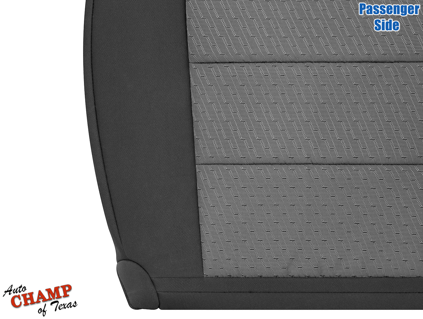 2003-2005 Ford Explorer Sport Trac Passenger Side Bottom Cloth Seat Cover 2-Tone Gray