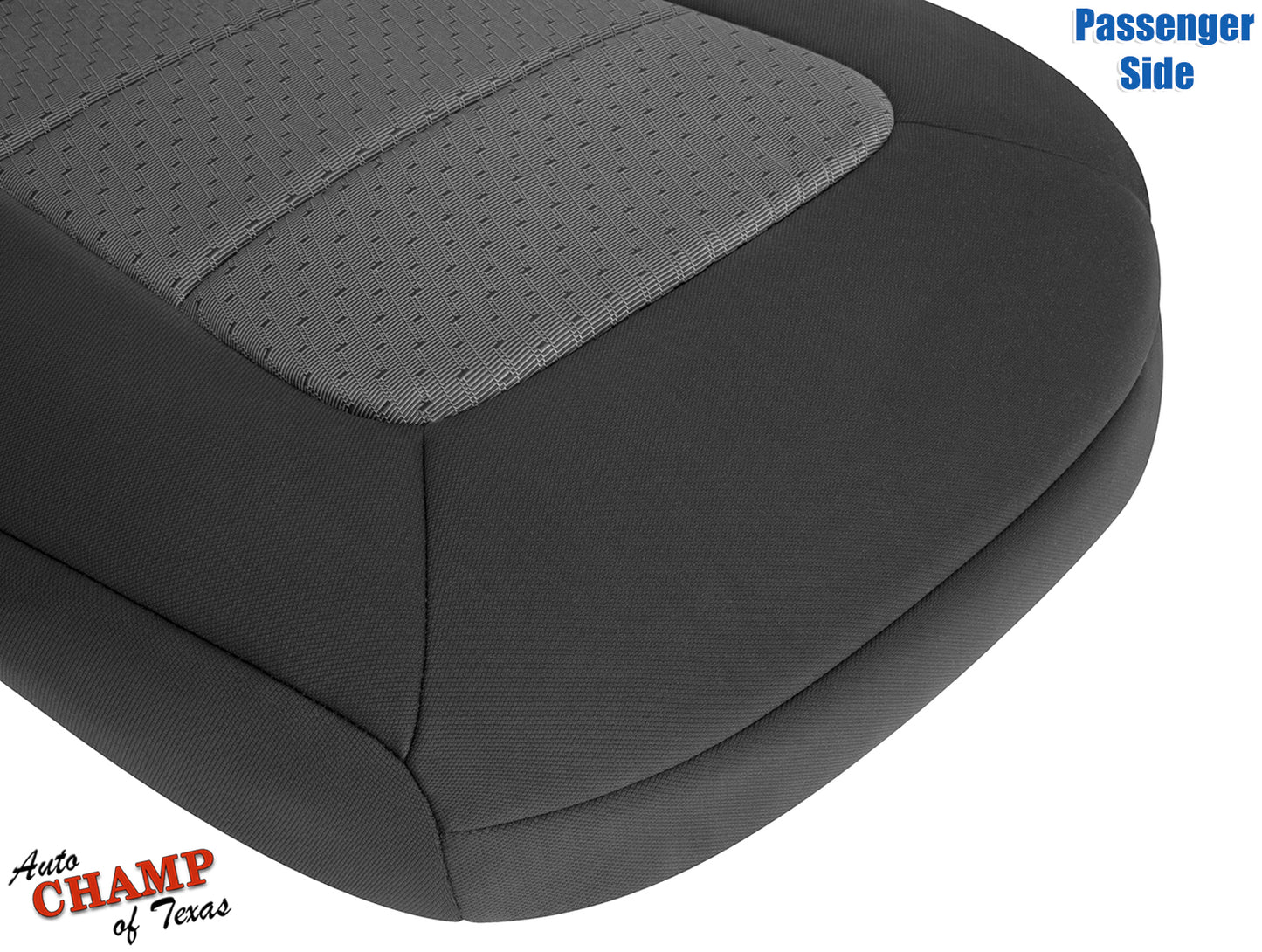 2003-2005 Ford Explorer Sport Trac Passenger Side Bottom Cloth Seat Cover 2-Tone Gray