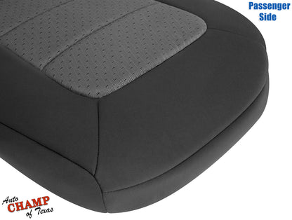 2003-2005 Ford Explorer Sport Trac Passenger Side Bottom Cloth Seat Cover 2-Tone Gray