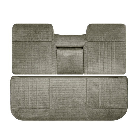 1987-1991 Ford F-150 F-250 F-350 XLT - Bottom/Lean Back Bench Seat Cloth Covers Tan