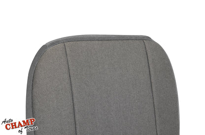 2000 2001 2002 ford ranger driver backrest cloth seat cover graphite gray angled view auto champ of texas