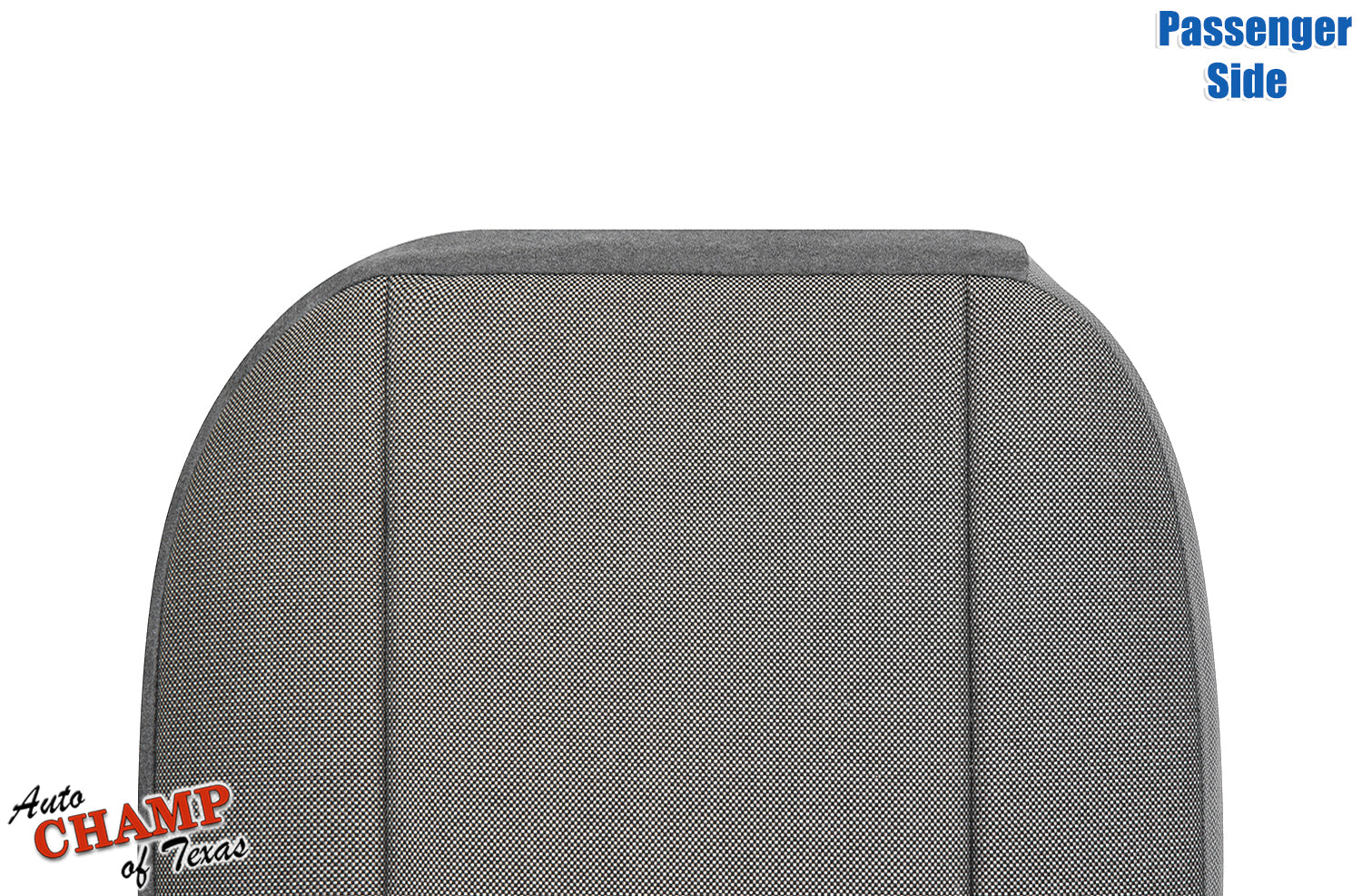 2000 2002 ford ranger passenger seat cover gray top view