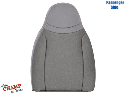 2010-2011 Ford Ranger passenger side lean back seat cover gray