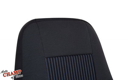2014 2019 ford transit van passenger seat cover black cloth leanback