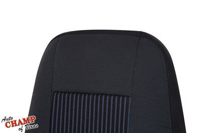 2014 2019 ford transit van passenger seat cover black cloth leanback